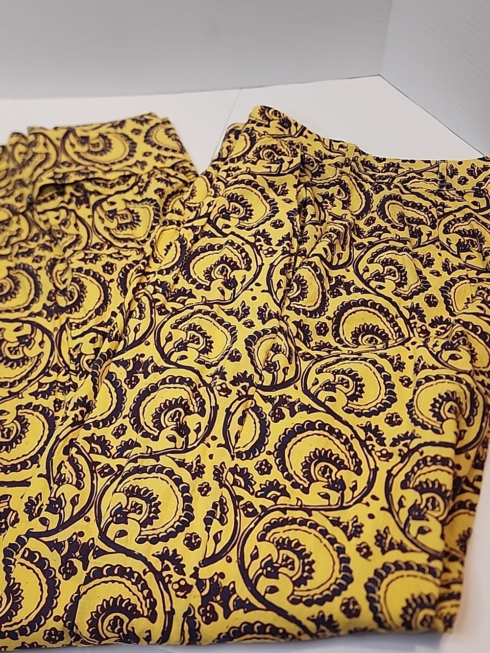 LETMEBE Sold In ANTHROPOLOGIE womens cotton India front zipper 4" cuffs